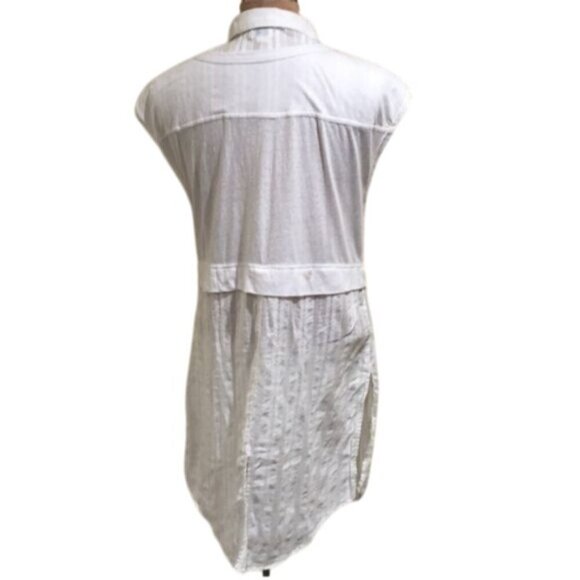 Anthropologie Postmark Londra White y2k Layered Tunic - Picture 6 of 8